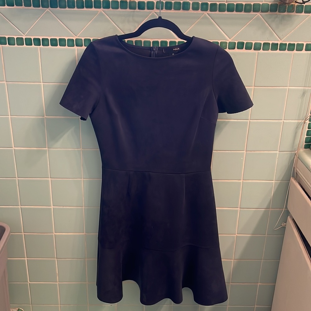 Aqua dress navy size m